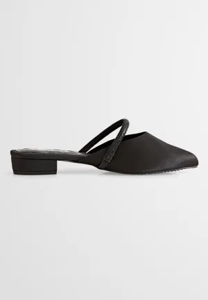 Monay Silk Shine Pointed Slip On Flats