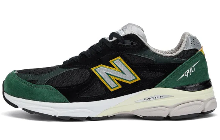 New Balance 990v3 Black Green Yellow