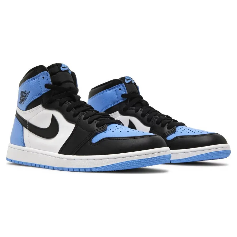 Nike Air Jordan 1 Retro High OG UNC Toe, Black/Light Blue/White