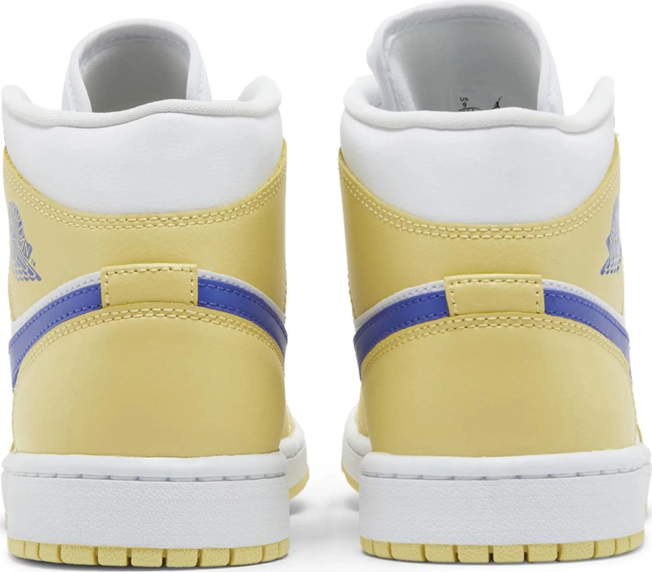 Nike Air Jordan Wmns Air 1 Mid, yellow/white/blue