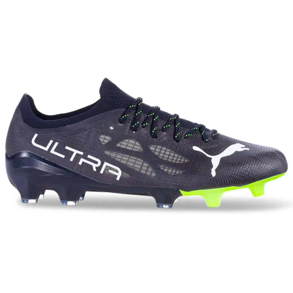 Puma Ultra 1.4 FG/AG Soccer Cleats (Black/Fizzy Light)