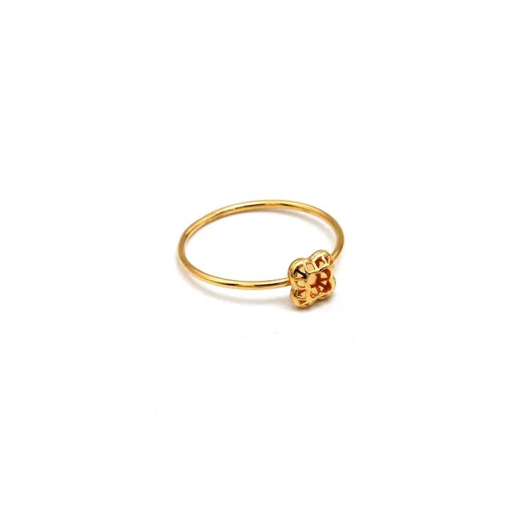 Real Gold Luxury Square Ring (Size 8) - Model 7222 R2499