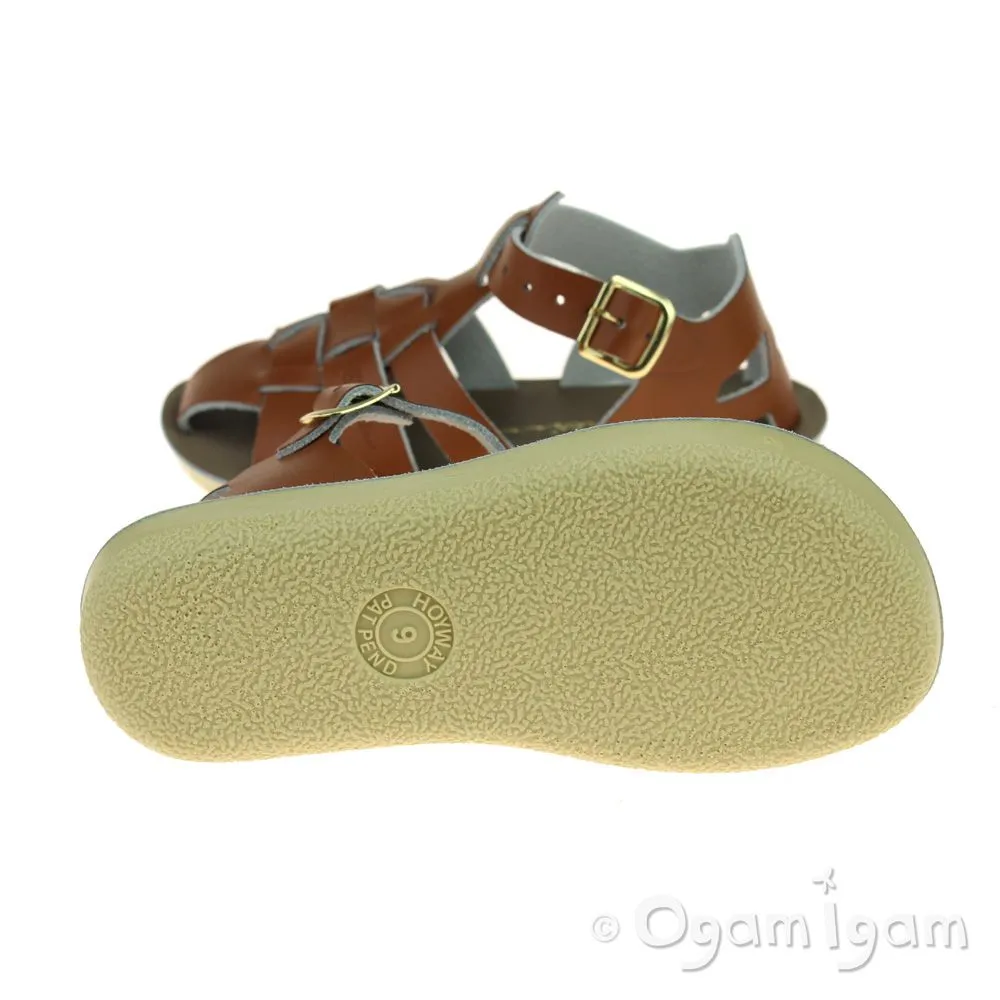 Salt-Water Shark Boys Girls Tan Sandal