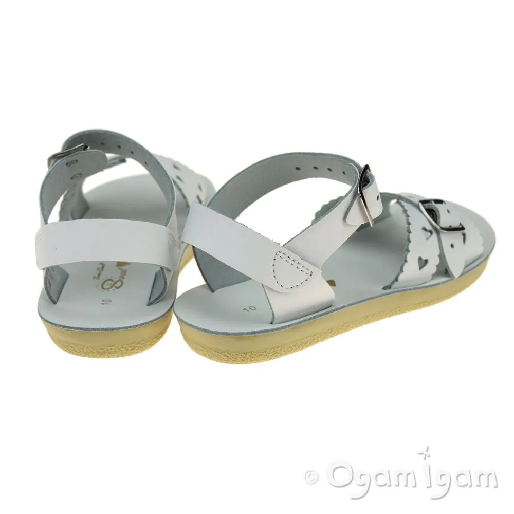 Salt-Water Sweetheart White Girls White Sandal