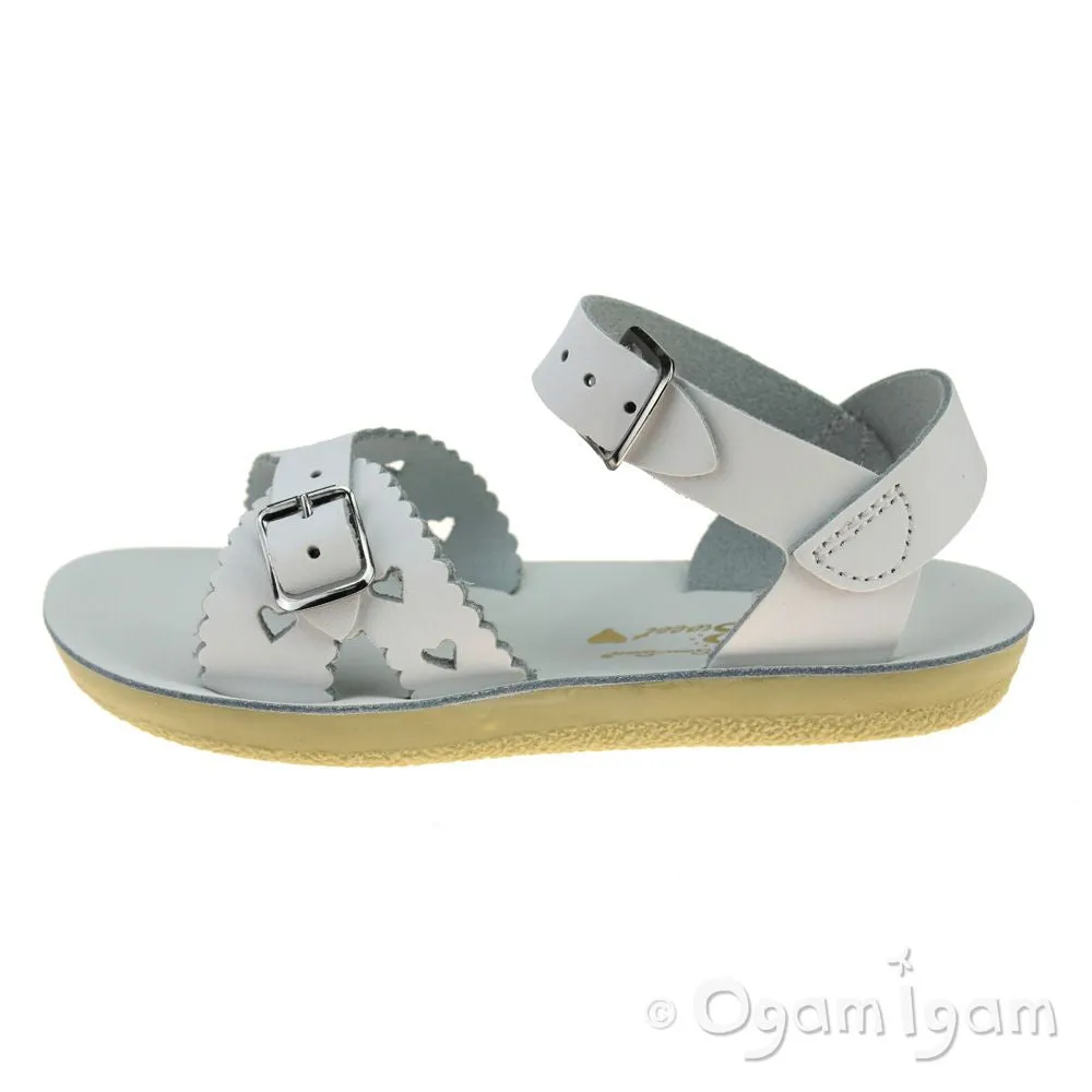 Salt-Water Sweetheart White Girls White Sandal