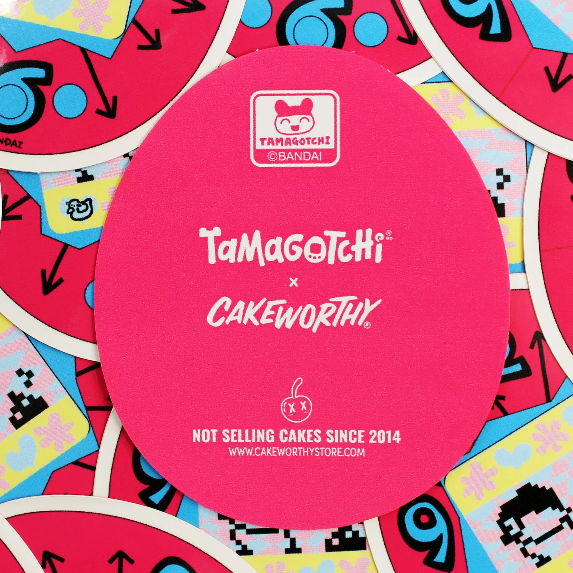 Tamagotchi Pink Sticker