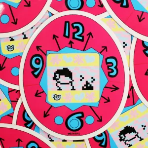 Tamagotchi Pink Sticker