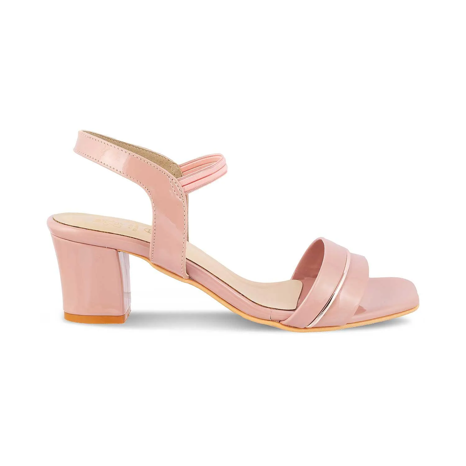 The Rachel Pink Women's Dress Block Heel Sandals Tresmode