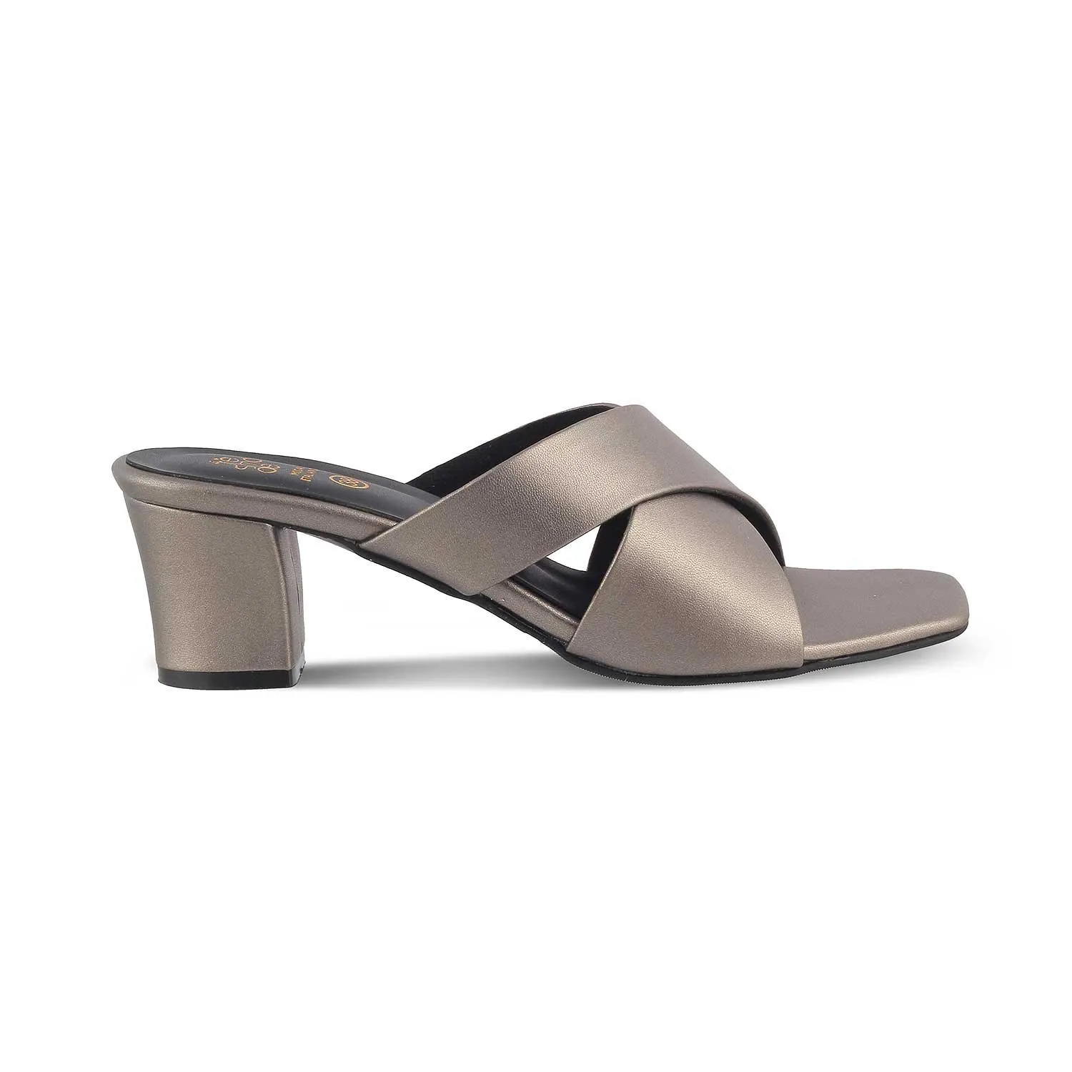 The Serona Pewter Women's Dress Block Heel Sandals Tresmode