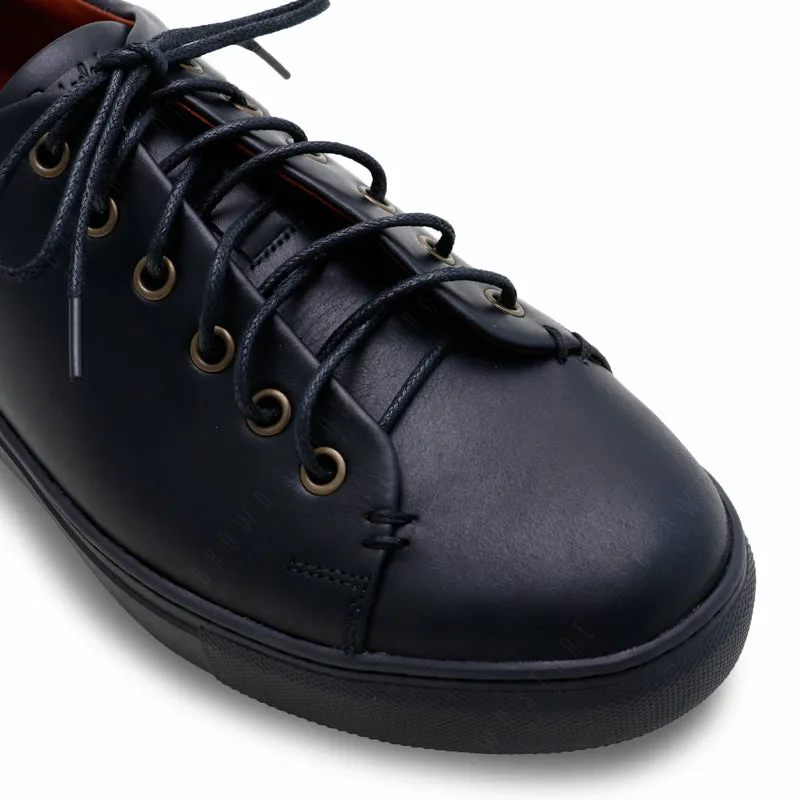 Tom’s Tender Leather Sneaker Onyx Black