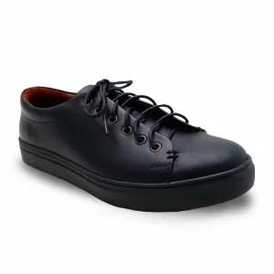 Tom’s Tender Leather Sneaker Onyx Black