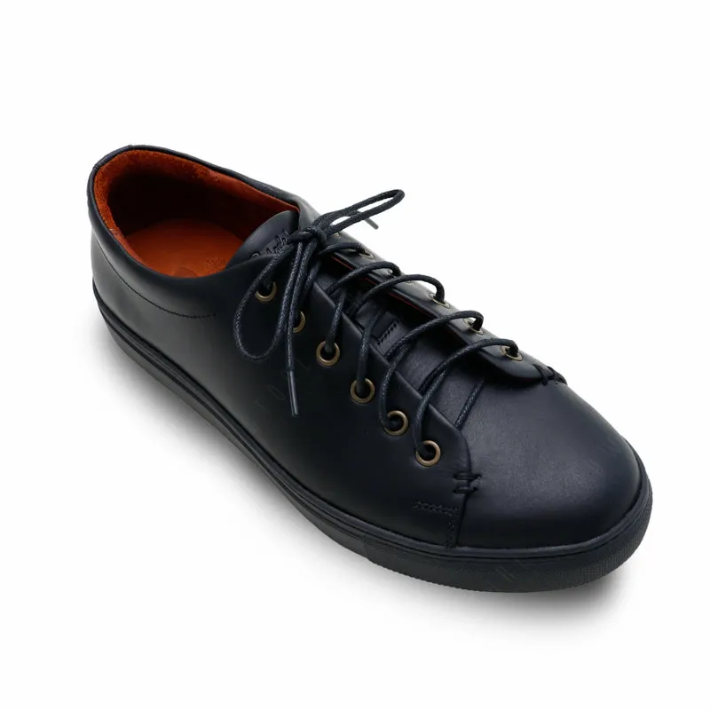 Tom’s Tender Leather Sneaker Onyx Black