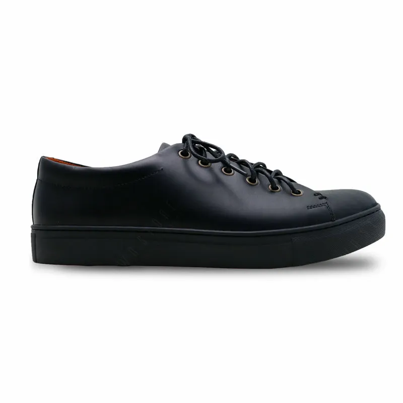 Tom’s Tender Leather Sneaker Onyx Black