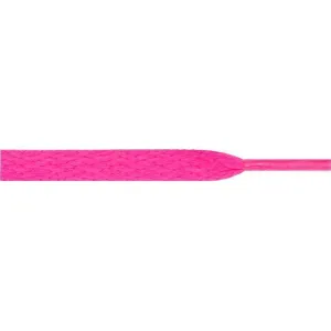 Wholesale Athletic Flat 5/16" - Hot Pink (12 Pair Pack) Shoelaces