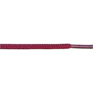 Wholesale Round 3/16" - Burgundy (12 Pair Pack) Shoelaces